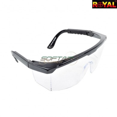 Occhiali Simple Black Frame & Clear Lense Royal (h606-b45)