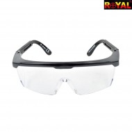 Occhiali Simple Black Frame & Clear Lense Royal (h606-b45) Occhiali Simple Black Frame & Clear Lense Royal (h606-b45)
