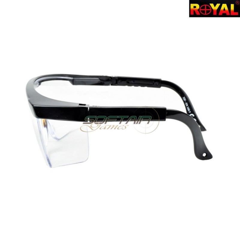 Tactical Simple Eyewear Black Frame & Clear Lense Royal (h606-b45)