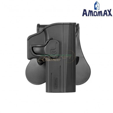 Rigid holster black for pistol CZ shadow 2 amomax (am-29997)