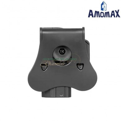 Rigid holster black for pistol CZ shadow 2 amomax (am-29997)