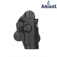 Rigid holster black for pistol we/kjw/tm P226 amomax (am-27392)