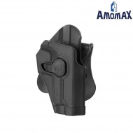 Fondina rigida black per pistola we/kjw/tm P226 amomax (am-27392)