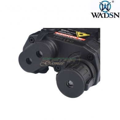 Peq15 la5 black laser rosso & torcia led wadsn (wdx001-bk)