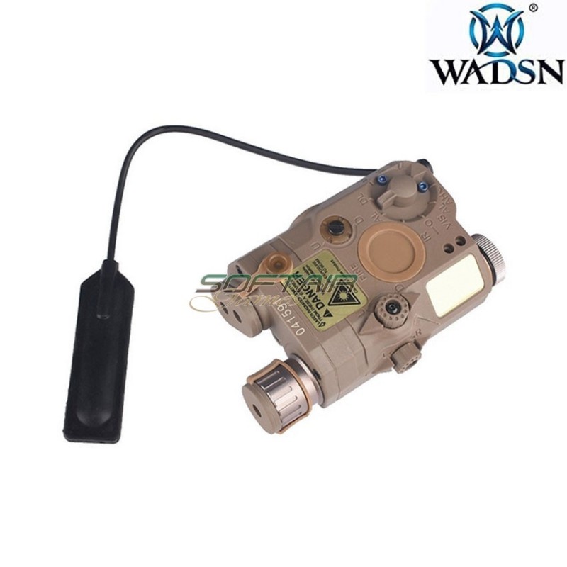 Peq15 la5 dark earth red laser & led flashlight wadsn (wdx001-de)