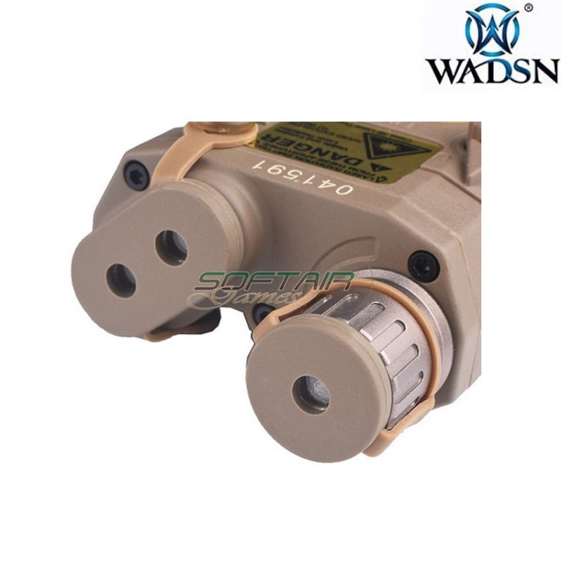 Peq15 la5 dark earth red laser & led flashlight wadsn (wdx001-de)