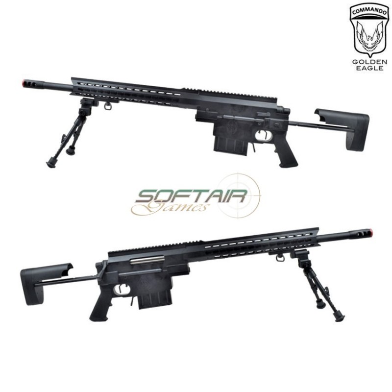 Fucile a molla sniper msr black vanquish nemesis arms golden eagle (ge-g-3202)