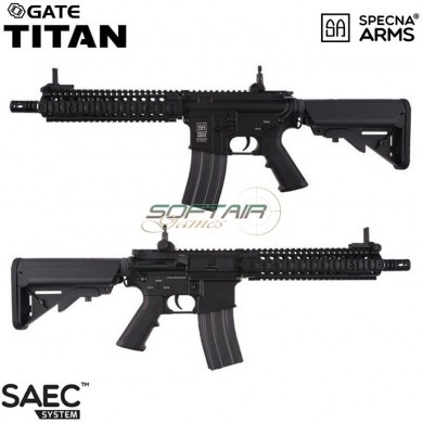 Fucile Elettrico Titan GATE SA-A03 MK18 mod I black Saec™ System Specna Arms® (spe-01-029428)