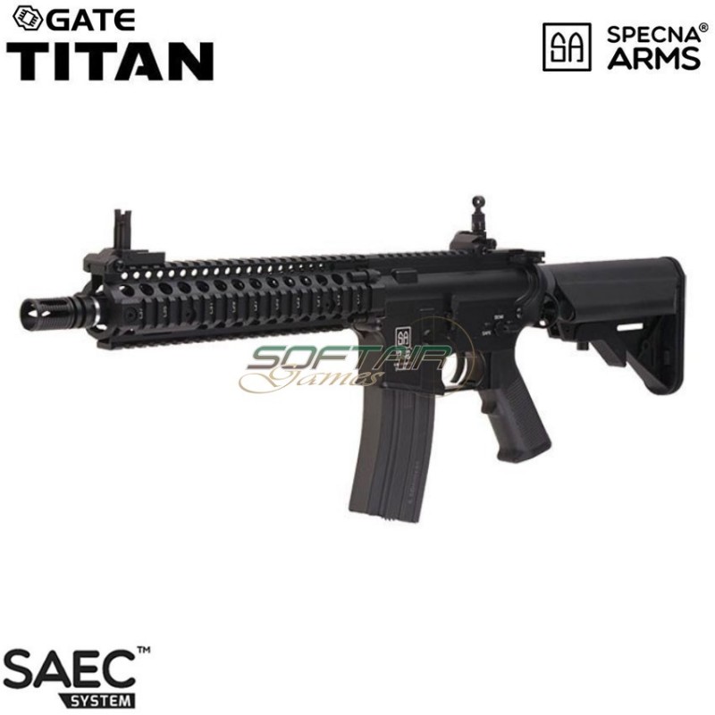 Fucile Elettrico Titan GATE SA-A03 MK18 mod I black Saec™ System Specna Arms® (spe-01-029428)