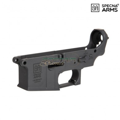 Lower receiver black EDGE™ SA logo per m4 specna arms® (spe-09-031891)