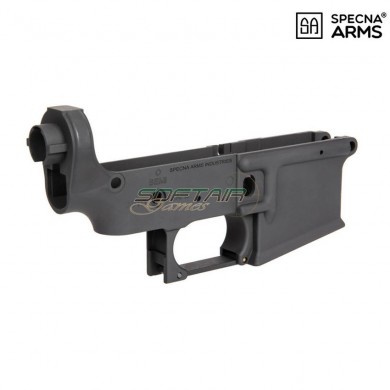 Lower receiver black EDGE™ SA logo for m4 specna arms® (spe-09-031891)
