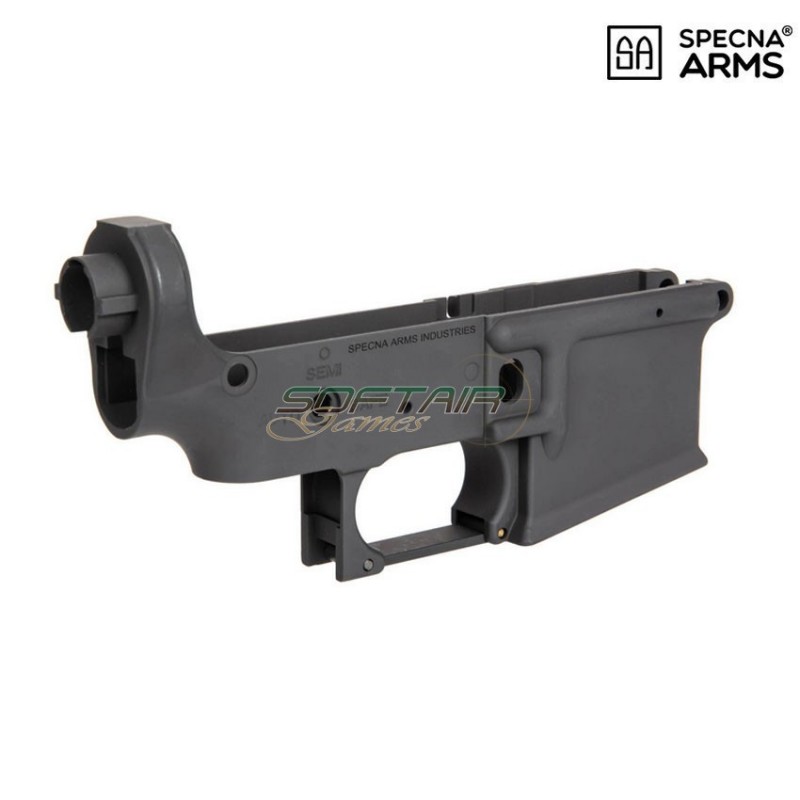 Lower receiver black EDGE™ SA logo for m4 specna arms® (spe-09-031891)