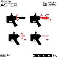 Electric rifle sa-h20 416 short version edge 2.0™ CHAOS BRONZE specna arms® (spe-01-031953)