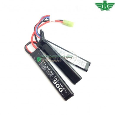 Lipo Battery Mini Tamiya 11.1v X 900mah 15c CQB Type Bolt (ba-11.1x900-15c-cqb)