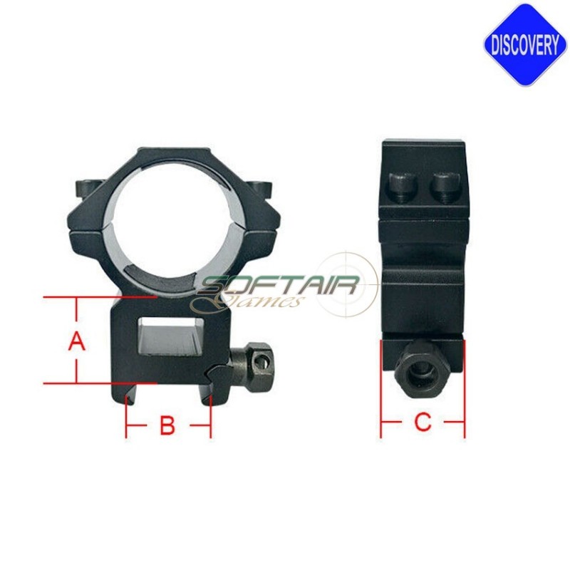 Scope black VT1 1.5-6x20ME discovery (dsc-vt-1-1.5-6x20me)
