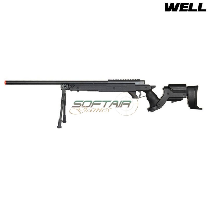 Spring Rifle L96 Mauser Karabiner Sniper Black Well (mb04bb)