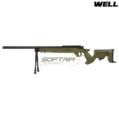 Spring Rifle L96 Mauser Karabiner Sniper Green Well (mb04bv)