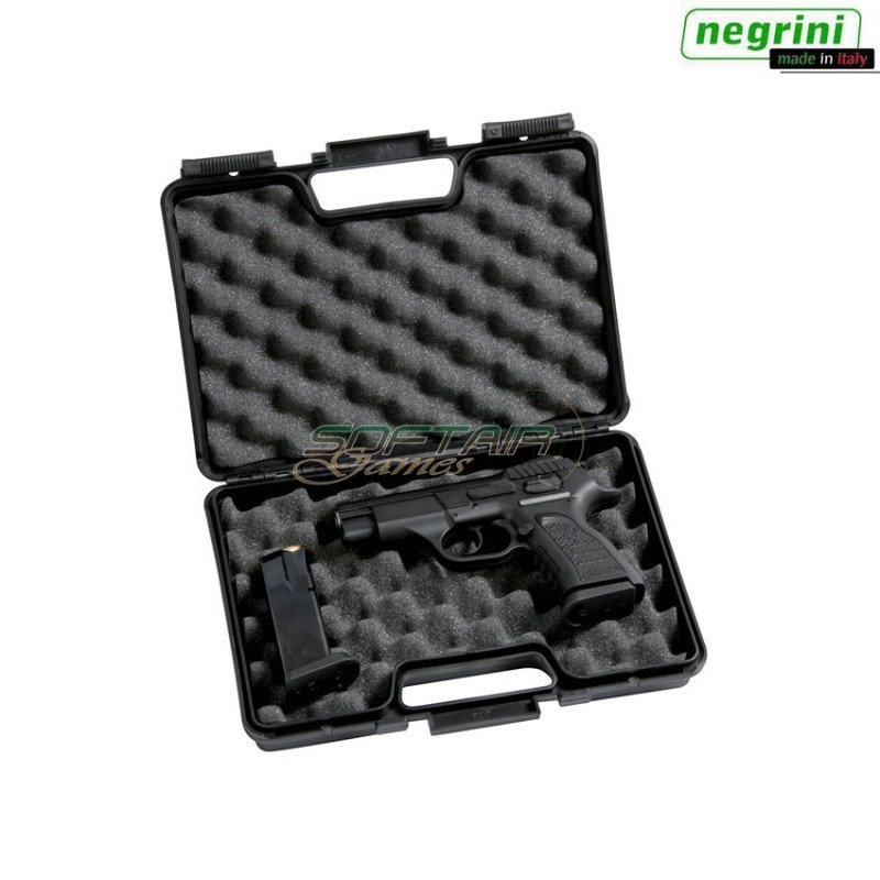 Valigia Rigida Per Pistola Nera Cm 29x18.5x7.5 Negrini (2026sec-bk)
