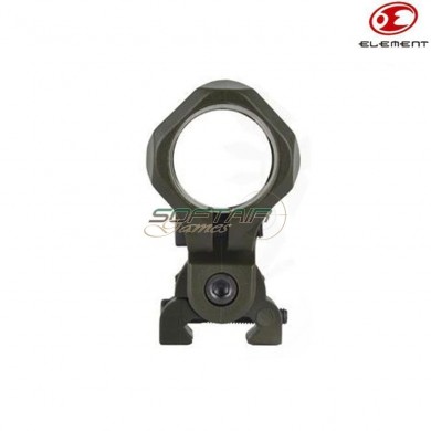Mount 5 Posizioni Laser/torcia Olive Drab 1" Element (el-ot0424-od)