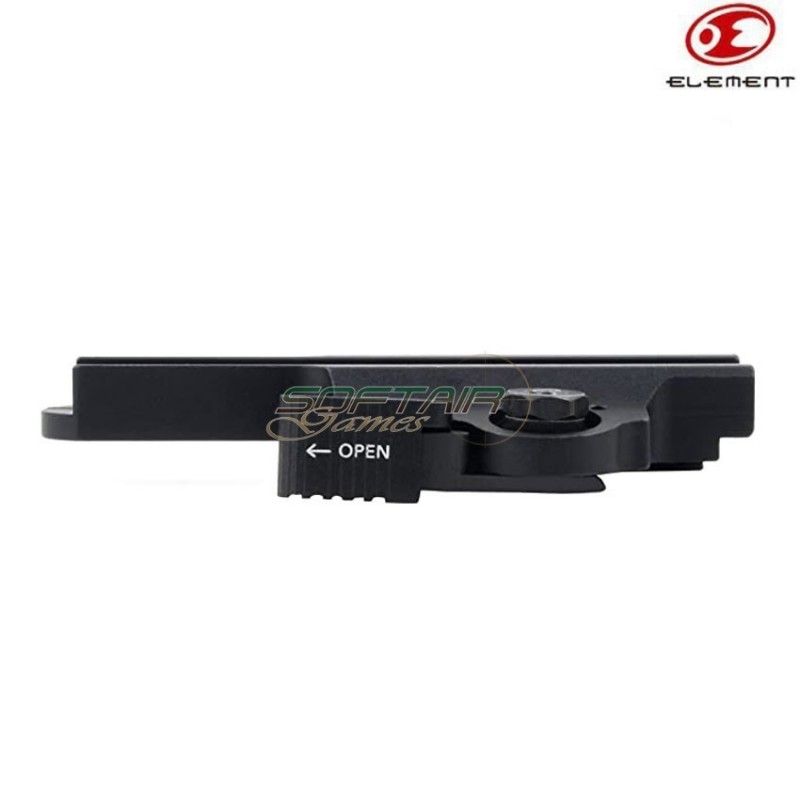 QD mount larue style black per acog element (el-ex057-bk)