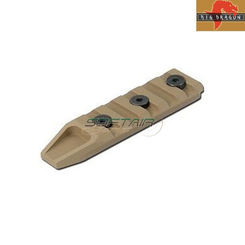 Slitta 60mm tan kac style per keymod big dragon (bd9082a) Slitta 60mm tan kac style per keymod big dragon (bd9082a)