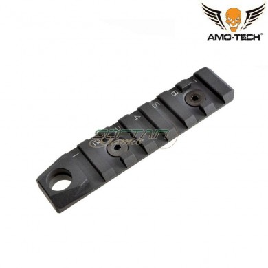 7 Slots Rail SI STYLE Black For LC Amo-tech® (amt-3071-bk)
