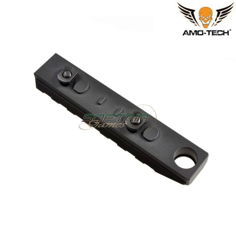 Slitta 7 Slots Rail SI STYLE Black Per LC Amo-tech® (amt-3071-bk)