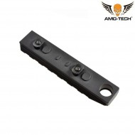 Slitta 7 Slots Rail SI STYLE Black Per LC Amo-tech® (amt-3071-bk)
