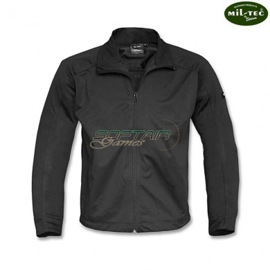 BLACK lightweight softshell jacket mil-tec (10862002)