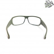 Shooting glasses olive drab clear lens frog industries® (fi-3567-od)