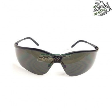 Tactical black glasses 3 lens frog industries® (fi-3558-bk)