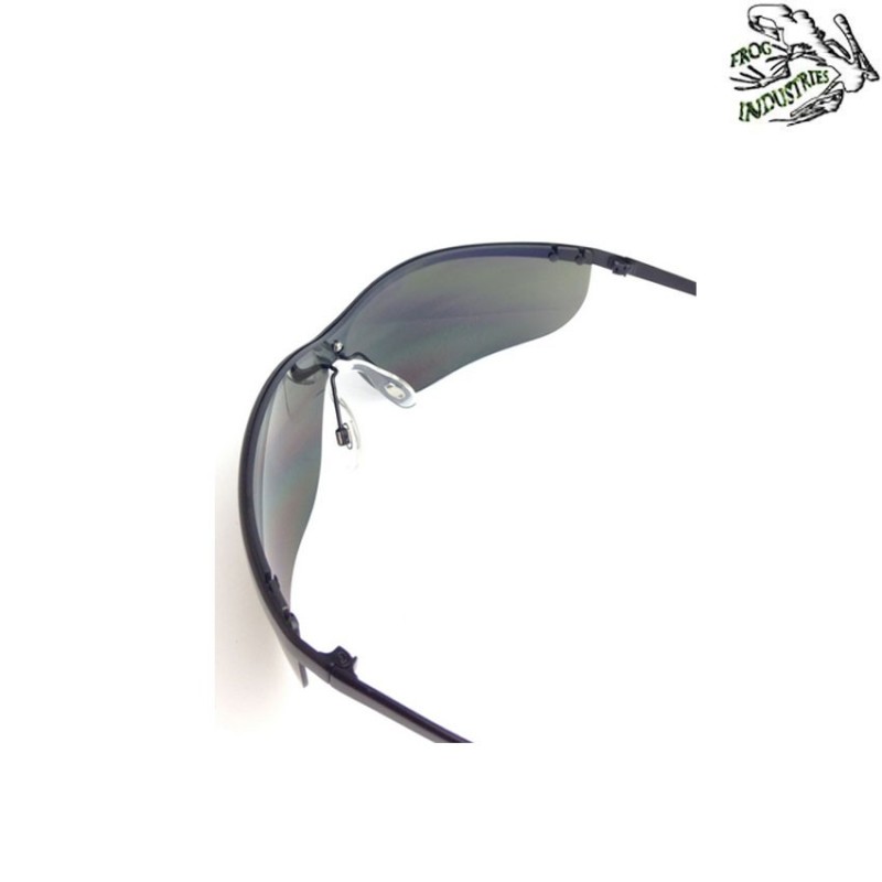 Occhiale black tactical 3 lenti frog industries® (fi-3558-bk)