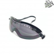 Safety glasses black smoke lens frog industries® (fi-4000s-bk)