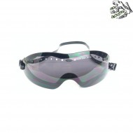 Safety glasses black smoke lens frog industries® (fi-4000s-bk)