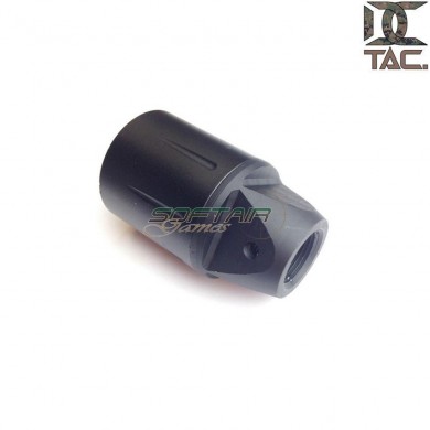 Flash hider SLR style BLACK 14mm ccw d.c. tactical (dctac-43-bk)