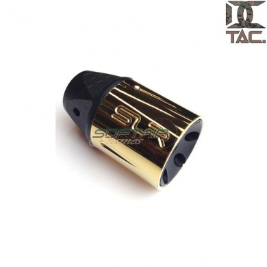 Spegnifiamma SLR style ORO 14mm ccw d.c. tactical (dctac-43-gd)