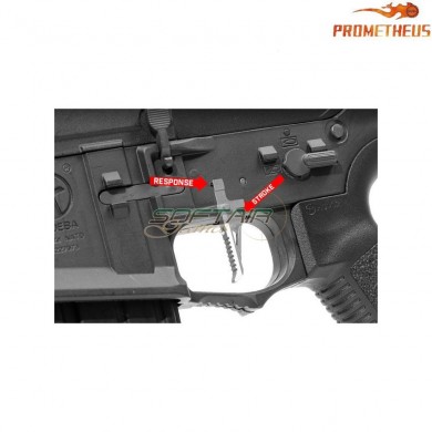Grilletto custom black regolabile per EFCS M4 ares amoeba prometheus (pr-167545)