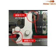 Custom black adjustable trigger for EFCS M4 ares amoeba prometheus (pr-167545)