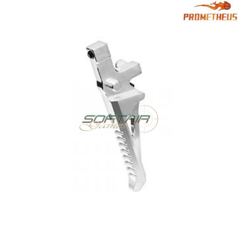 Grilletto custom silver regolabile per EFCS M4 ares amoeba prometheus (pr-167552)