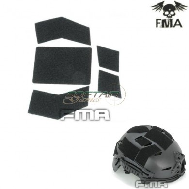 Velcro Set Adesivi Exf Bump Type Da Elmetto Black Fma (fma-tb763-bk)