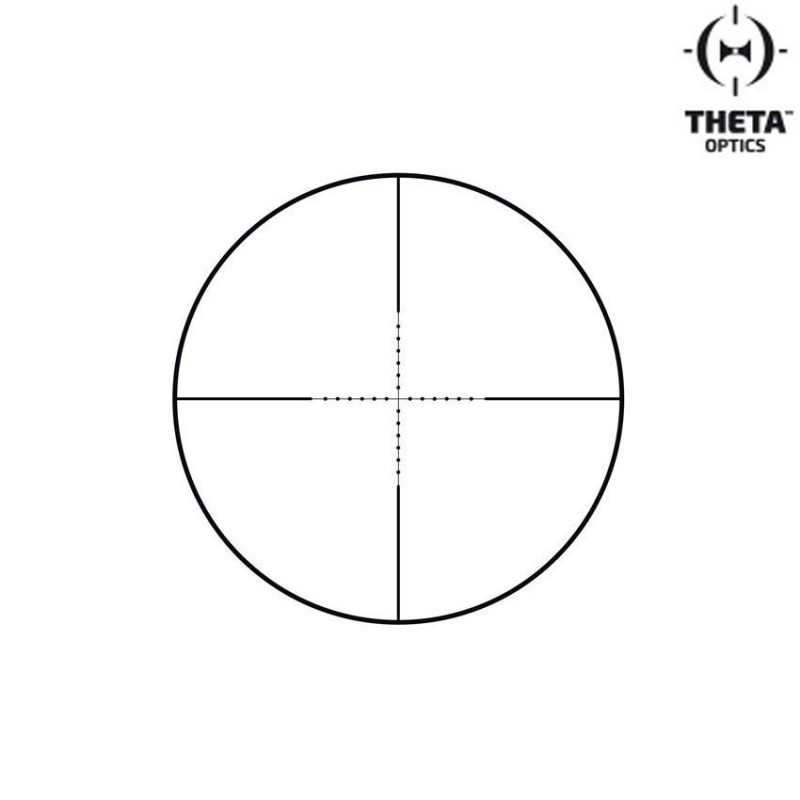 Ottica 4x32 rhino style black Theta Optics (tho-10-009050)