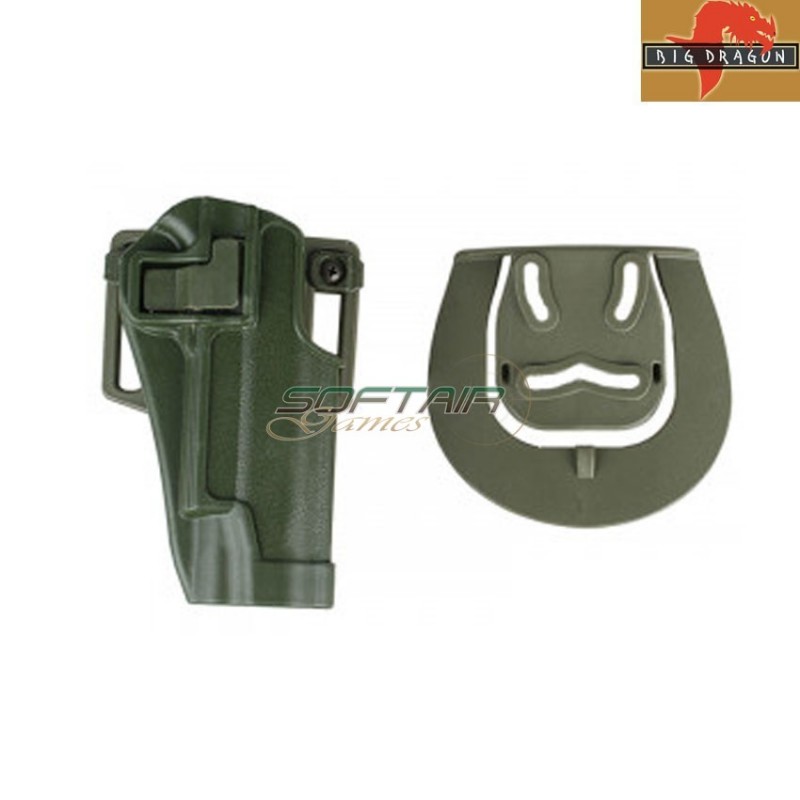 Fondina Rigida Cqc M92 Olive drab Big Dragon (bd2246od)