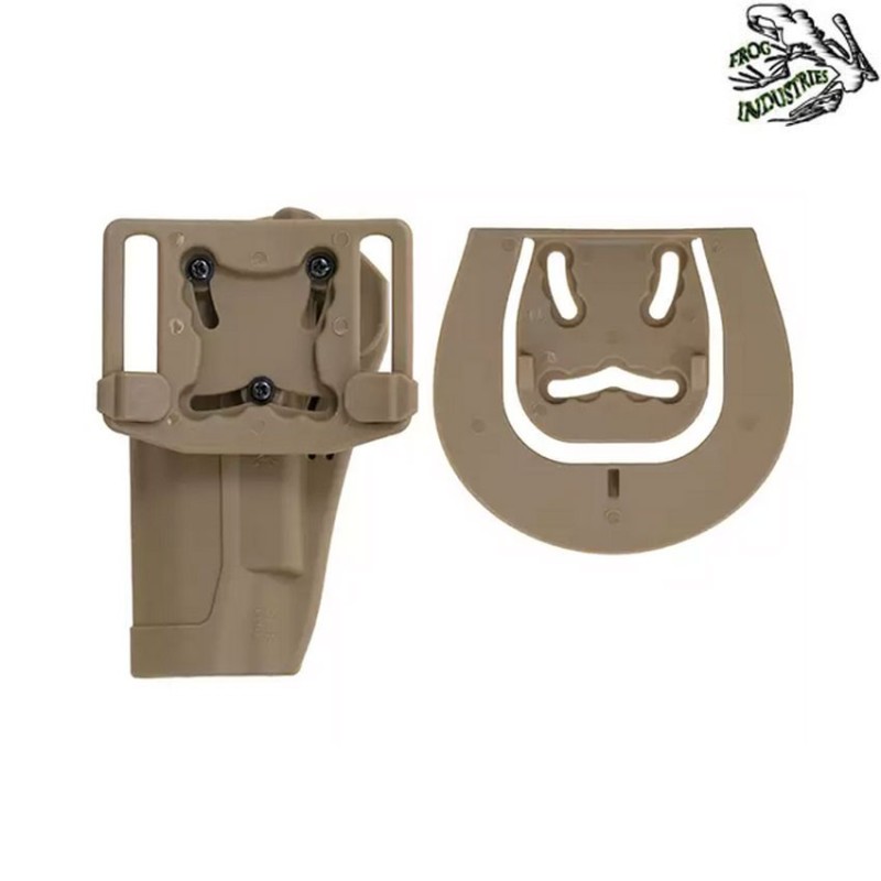 TAN quick-draw lock holster for 1911 series frog industries® (fi-fbp2240-tan)