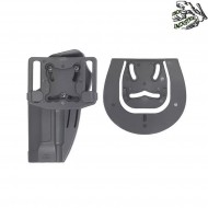 BLACK quick-draw lock holster for M9 series frog industries® (fi-fbp2243-bk)