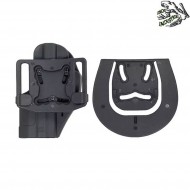 BLACK quick-draw lock holster for USP series frog industries® (fi-fbp2246-bk)