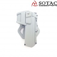 Fondina rigida LIGHT grey GLOCK per pistola con torcia/dot & senza sotac (sg-qt-001-lgy)