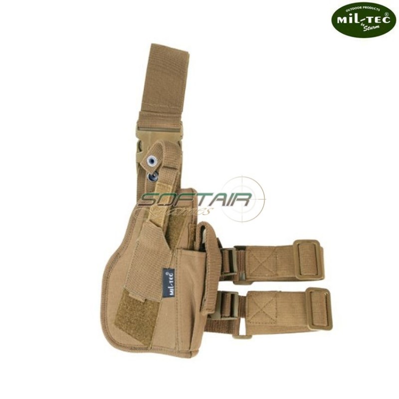 Universal holster tan right leg mil-tec (16140005)