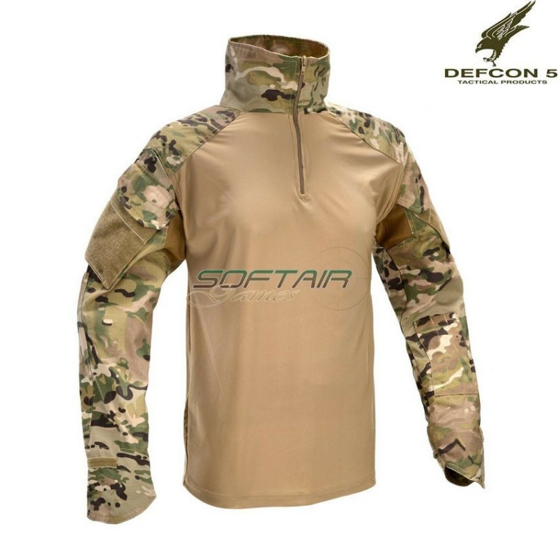 Combat shirt MULTICAM ripstop lycra polycotton defcon 5 (d5-1603-mc) Combat shirt MULTICAM ripstop lycra polycotton defcon 5 (d5-1603-mc)