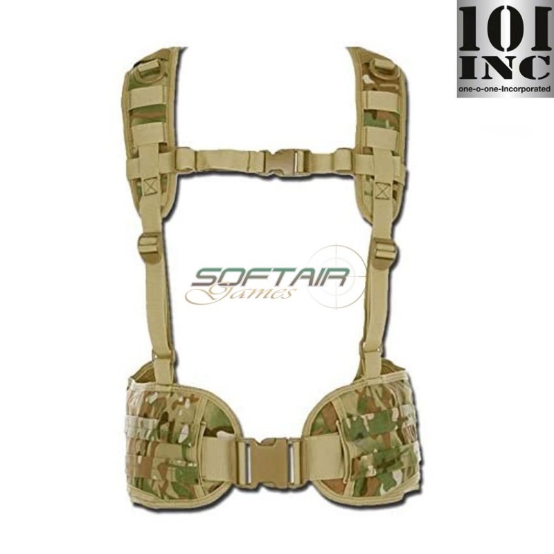MOLLE tactical belt with suspenders MULTICAM 101 inc (inc-129781-mc) MOLLE tactical belt with suspenders MULTICAM 101 inc (inc-129781-mc)