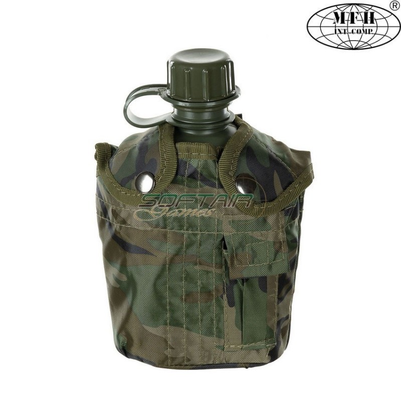 Boraccia In Plastica Da 1lt WOODLAND Mfh (33223t)